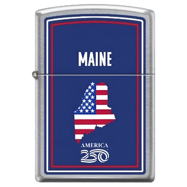 Zippo Lighter : America 250th ME Street Chrome Metal | XC549