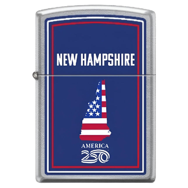 Zippo Lighter : America 250th NH Street Chrome Metal | XC551