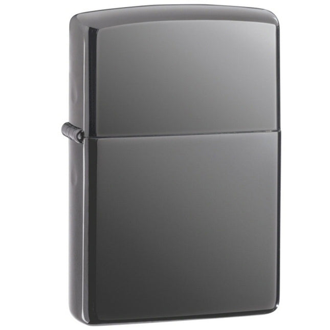 Zippo Lighter: Classic Black Ice Dark Chrome | 150