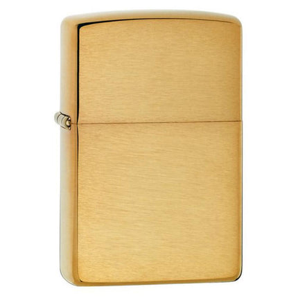 Zippo Lighter: Armor Brushed Brass | 168