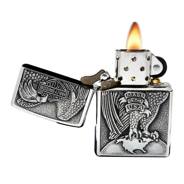 Zippo Lighter: Harley-Davidson® Eagle Emblem Design | 200HDH231