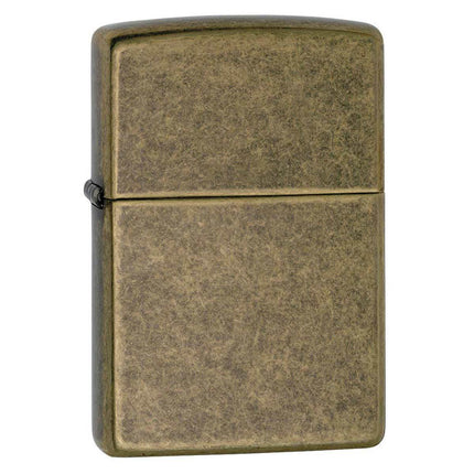 Zippo Lighter: Antique Brass | 201FB
