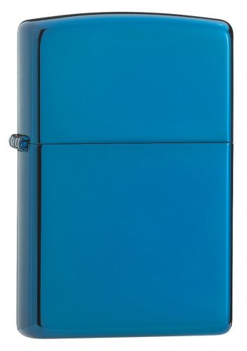 Zippo Lighter: Classic High Polish Blue with Zippo Logo | 20446ZL