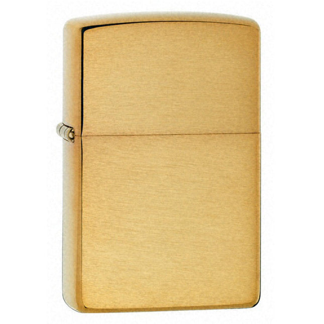 Zippo Lighter: Classic Brushed Brass | 204B