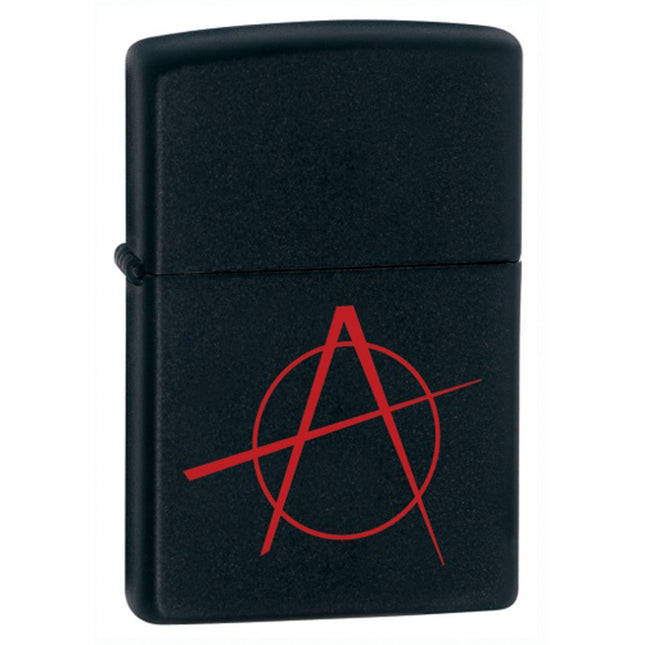 Zippo Lighter: Classic Anarchy Black Matte | 20842