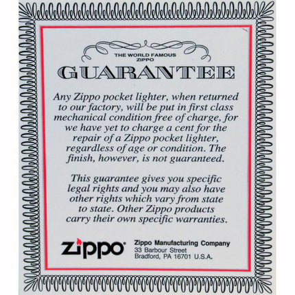 Zippo Lighter: Classic Black Matte | 218