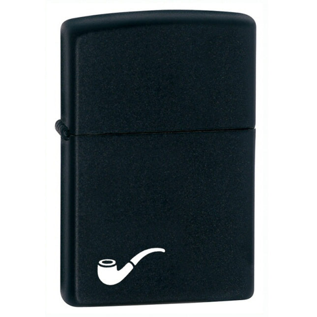 Zippo Lighter: Black Matte Pipe Lighter | 218PL