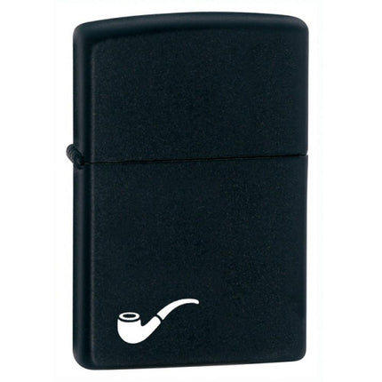 Zippo Lighter: Black Matte Pipe Lighter | 218PL