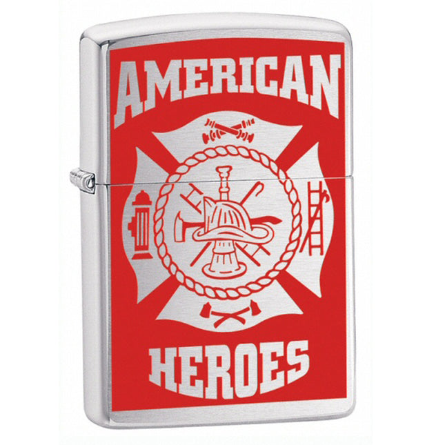 Zippo Lighter: American Hero Firefighter Design | 24354