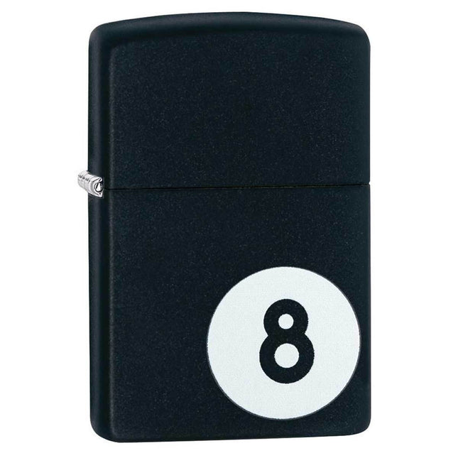 Zippo Lighter: Billiards 8-Ball Black Matte | 28432