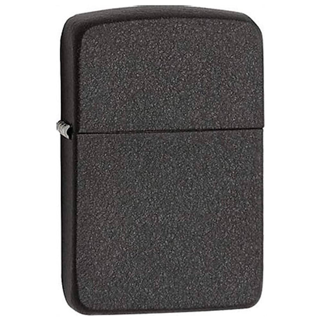Zippo Lighter: Black Crackle 1941 Replica | 28582