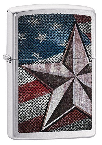 Zippo Lighter: Retro American Star Design | 28653