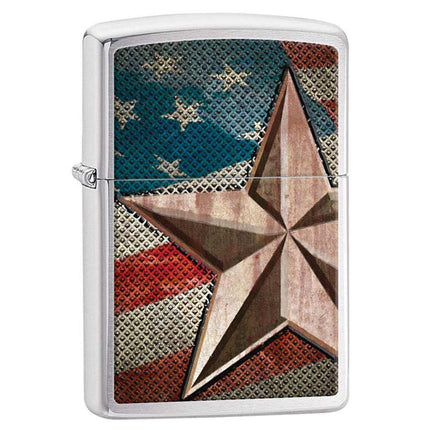 Zippo Lighter: Retro American Star Design | 28653