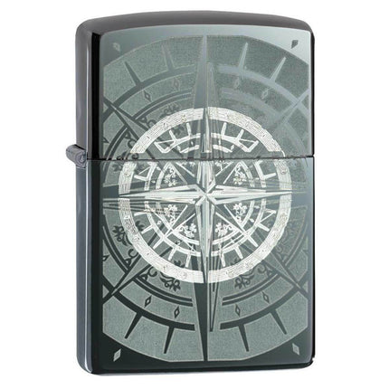 Zippo Lighter: Compass Black Ice | 29232
