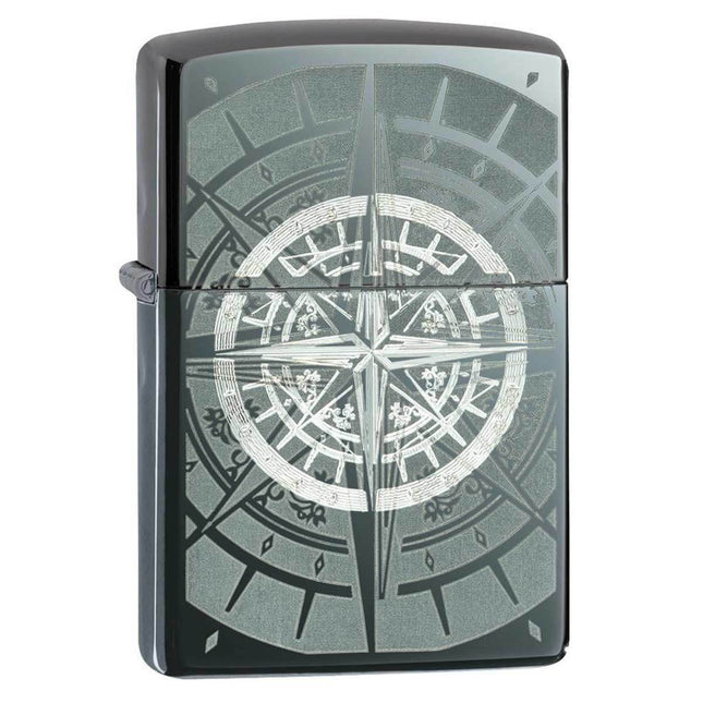 Zippo Lighter: Compass Black Ice | 29232