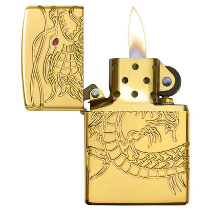 Zippo Lighter: Armor Asian Dragon | 29265