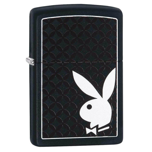 Zippo Lighter: Playboy Bunny Black Matte | 29578