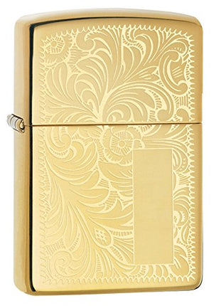 Zippo Lighter: Venetian High Polish Brass | 352B