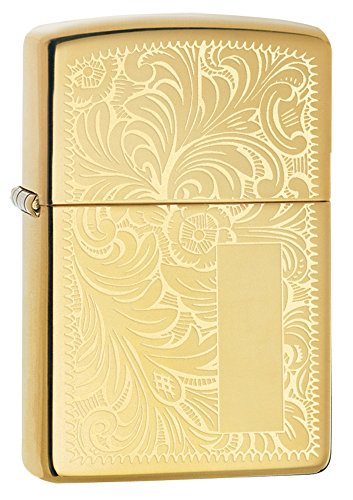 Zippo Lighter: Venetian High Polish Brass | 352B