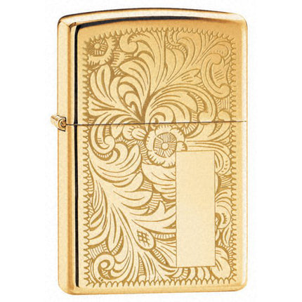 Zippo Lighter: Venetian High Polish Brass | 352B