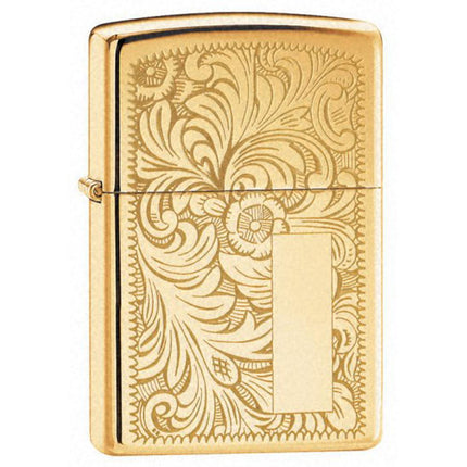 Zippo Lighter: Venetian High Polish Brass | 352B
