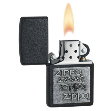 Zippo Lighter: Zippo Logo Pewter Emblem | 363