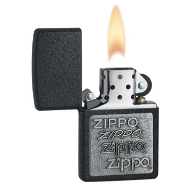 Zippo Lighter: Zippo Logo Pewter Emblem | 363