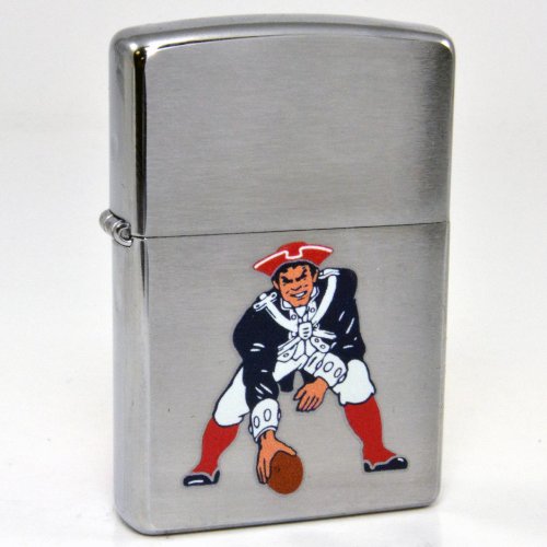 Zippo Lighter: Patriot Throwback Design Satin Chrome | AD235