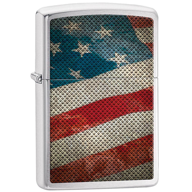 Zippo Lighter: Stars N Stripes Design | AD407
