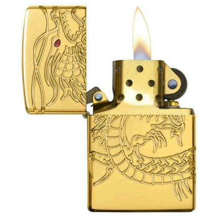Zippo Lighter: Armor Asian Dragon | 29265