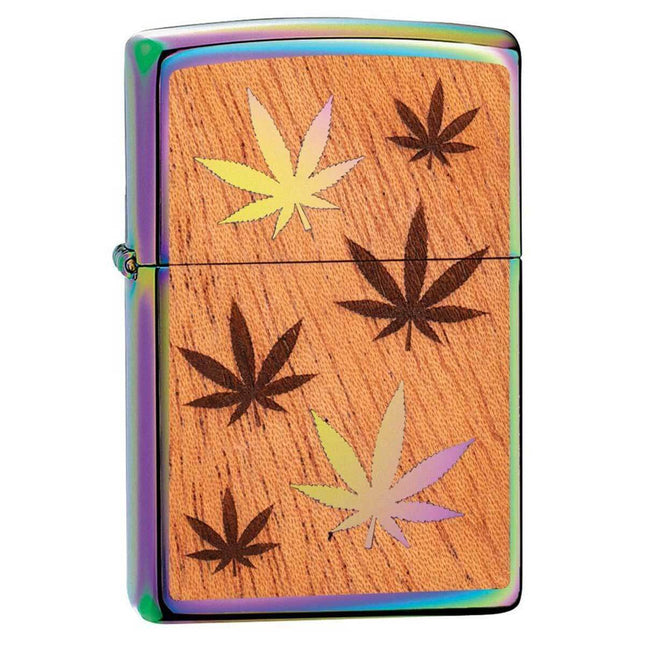 Zippo Lighter: Woodchuck USA Multi Color Leaf Design | 29903