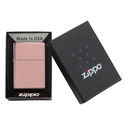 Zippo Lighter: Classic High Polish Rose Gold | 49190
