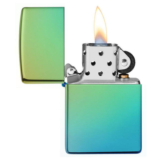 Zippo Lighter: Classic High Polish Teal | 49191